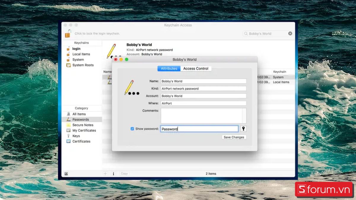cách quên wifi trên macbook 34
