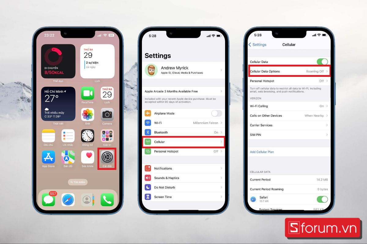 cách tắt 5g trên iphone 12