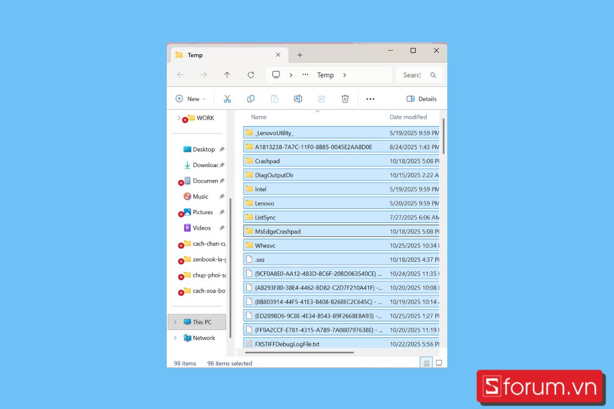 cách xóa bộ nhớ đệm trên máy tính 18-1