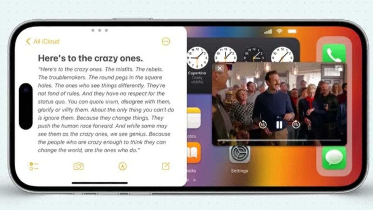 Tính năng xoay màn hình ngang trên iOS 27