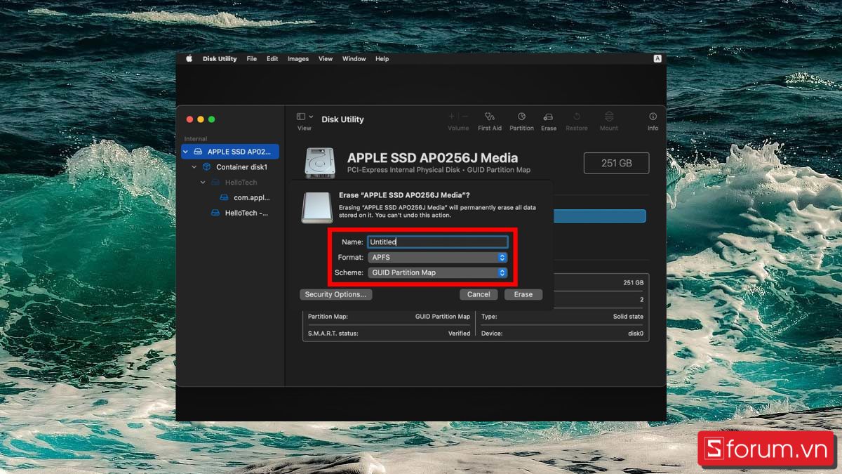 Cách cài lại MacBook trên macOS Big Sur bước 3