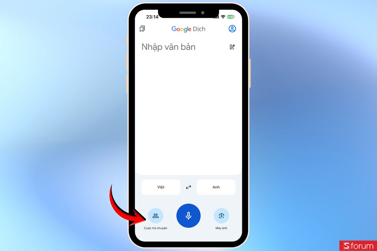 Kích hoạt chế độ Cuộc trò chuyện