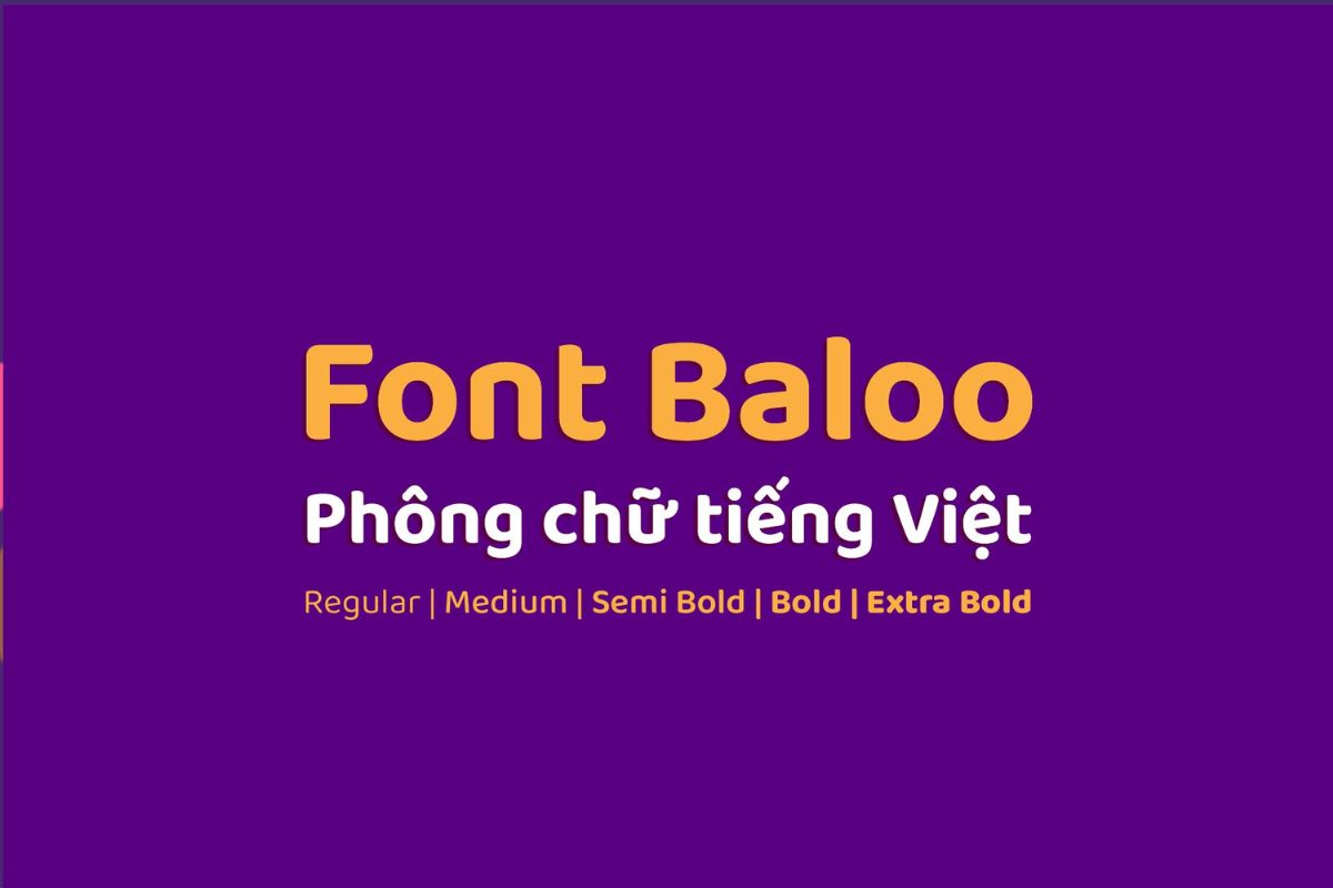 Font chữ với phong cách dễ thương