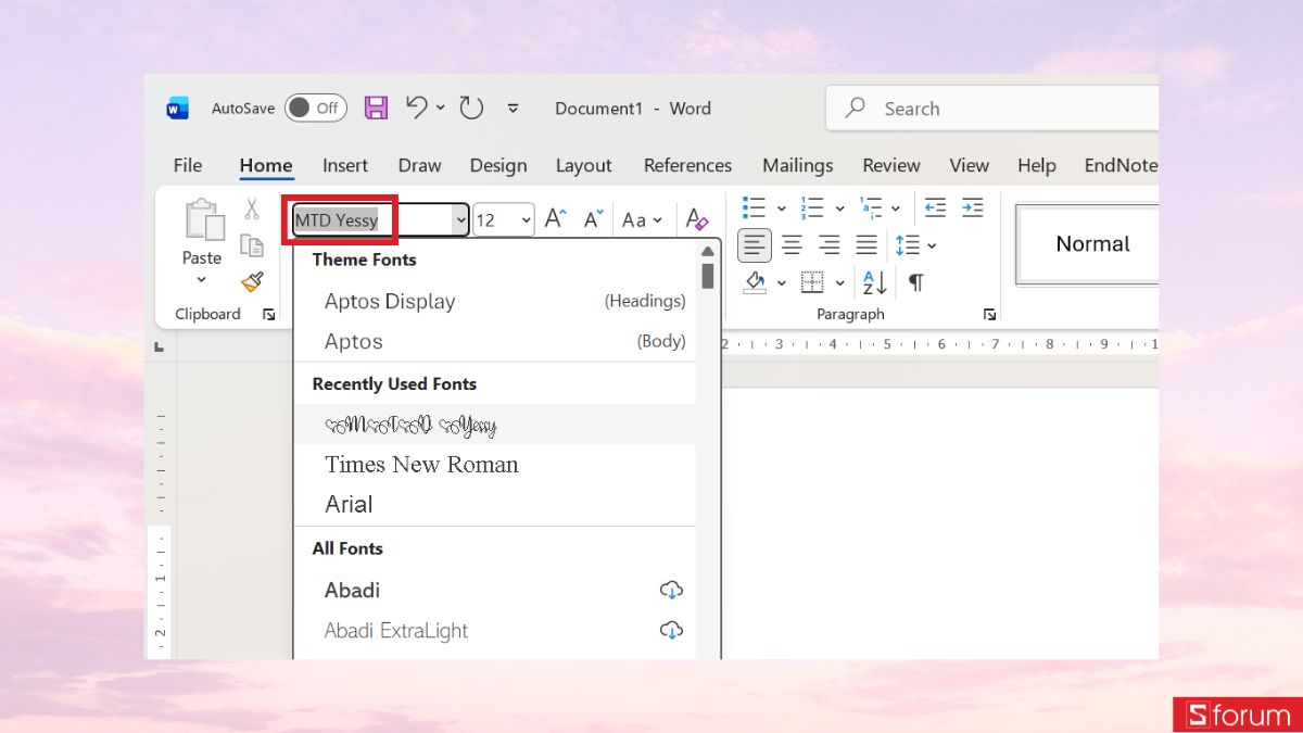 Kiểm tra font chữ