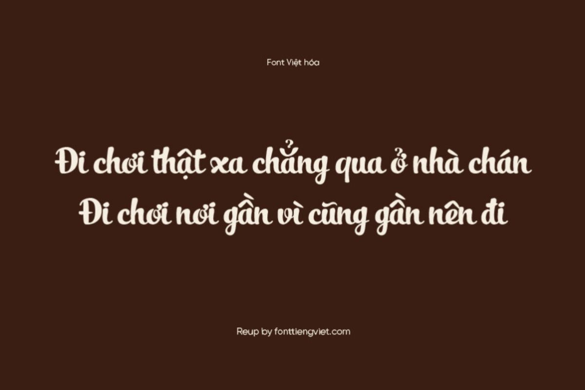 Font chữ theo phong cách retro