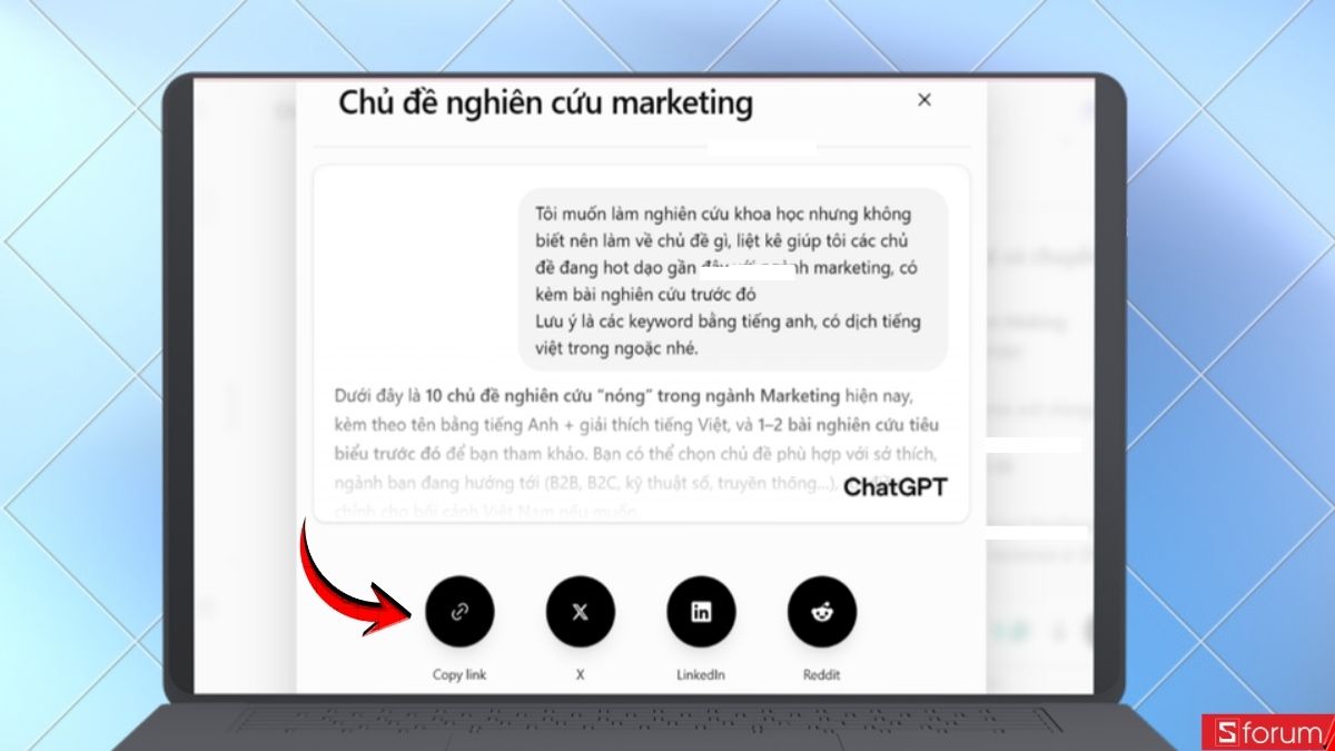 Copy link cuộc trò chuyện