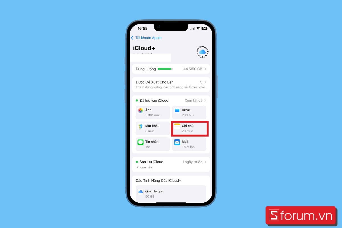 Hướng dẫn đồng bộ ghi chú trên iCloud để làm việc hiệu quả 5