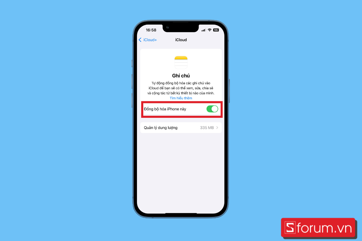Hướng dẫn đồng bộ ghi chú trên iCloud để làm việc hiệu quả 6