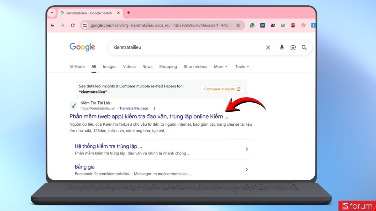 Truy cập vào Kiemtratailieu