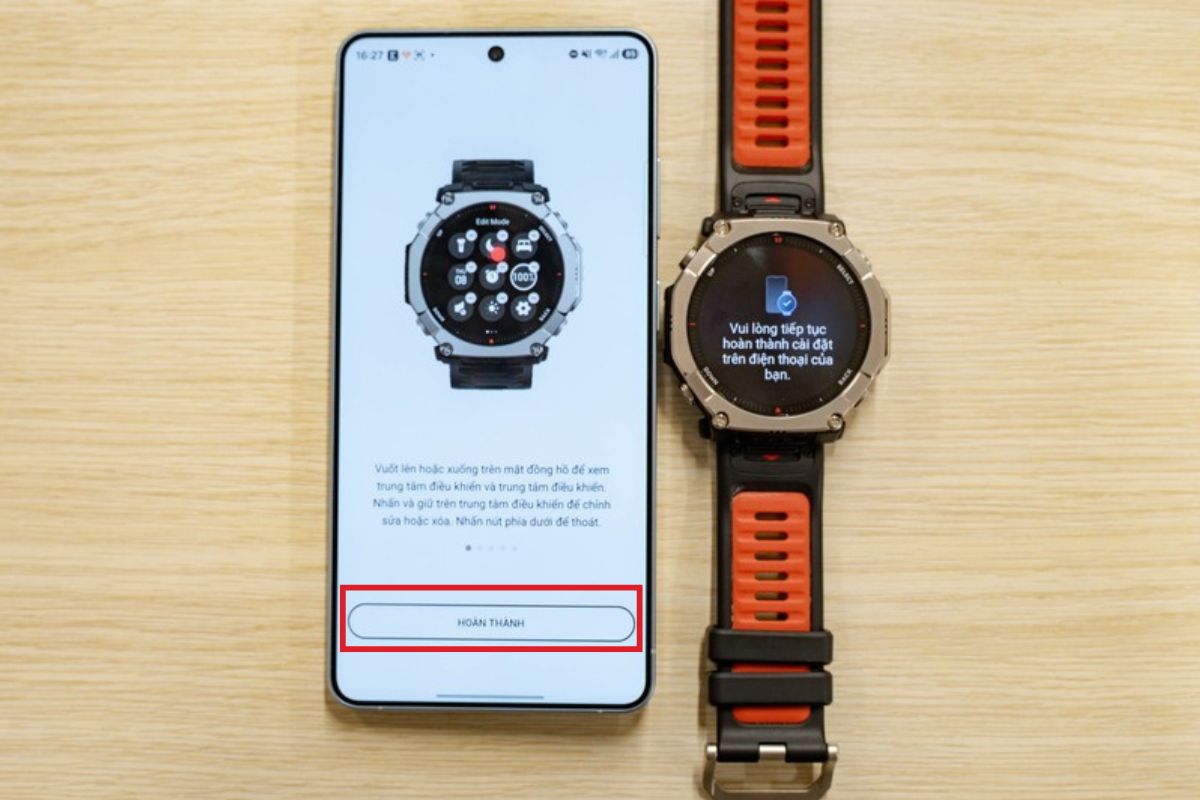 Hoàn thành kế nối