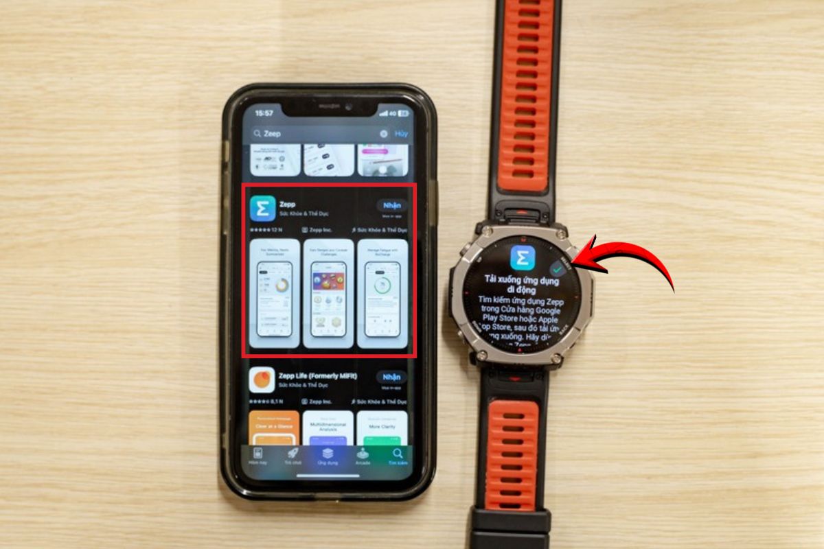 Tải ứng dụng Zepp trên iPhone