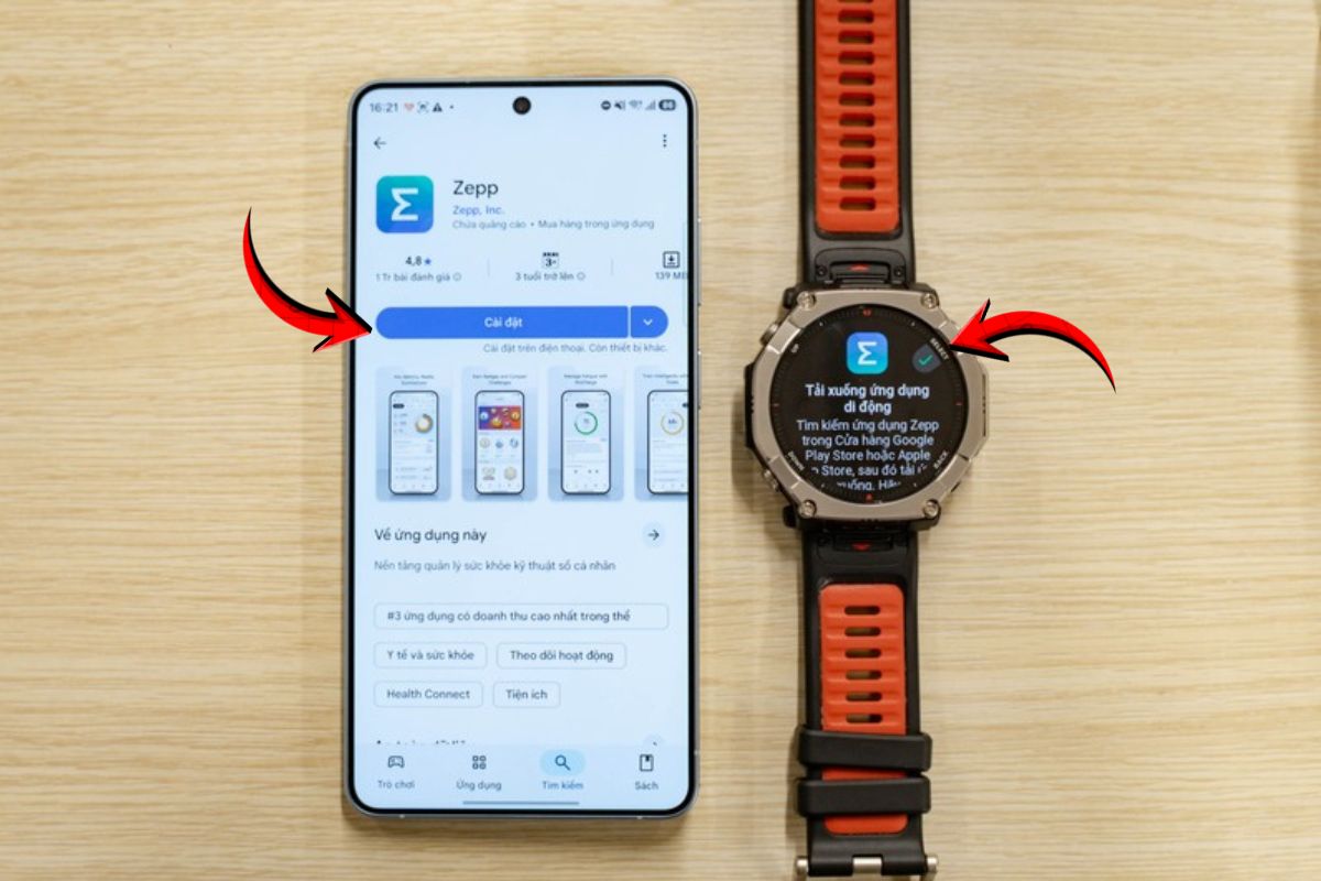 Tải ứng dụng Zepp