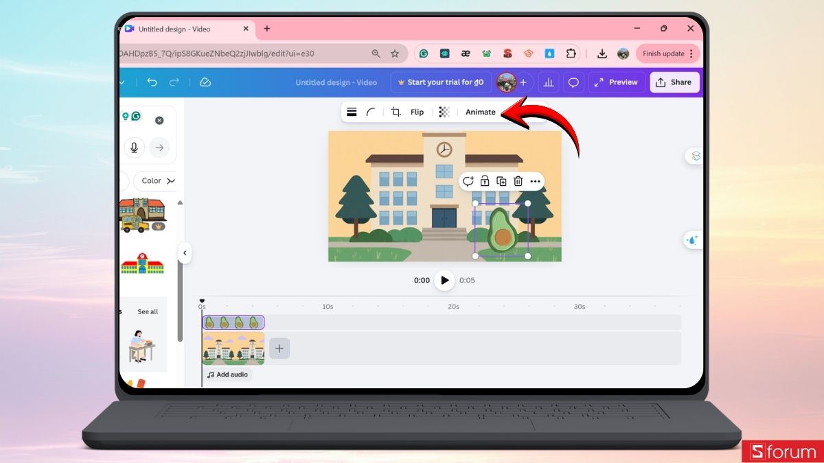 Tạo hiệu ứng cho nhân vật