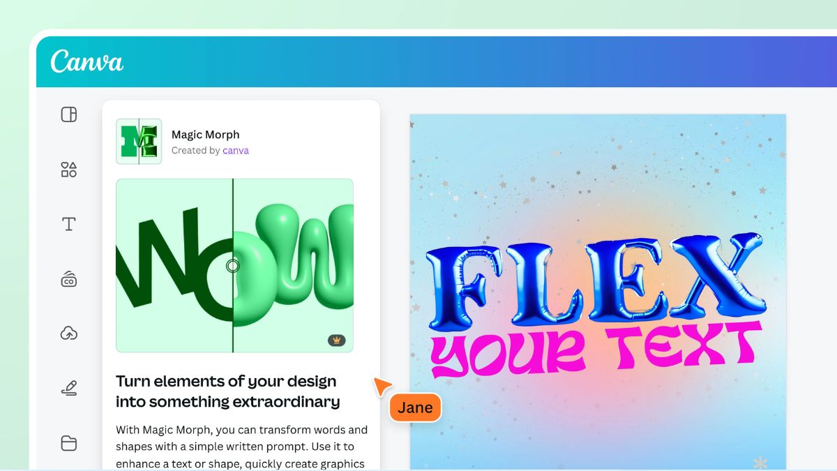 Sử dụng tính năng Magic Morph