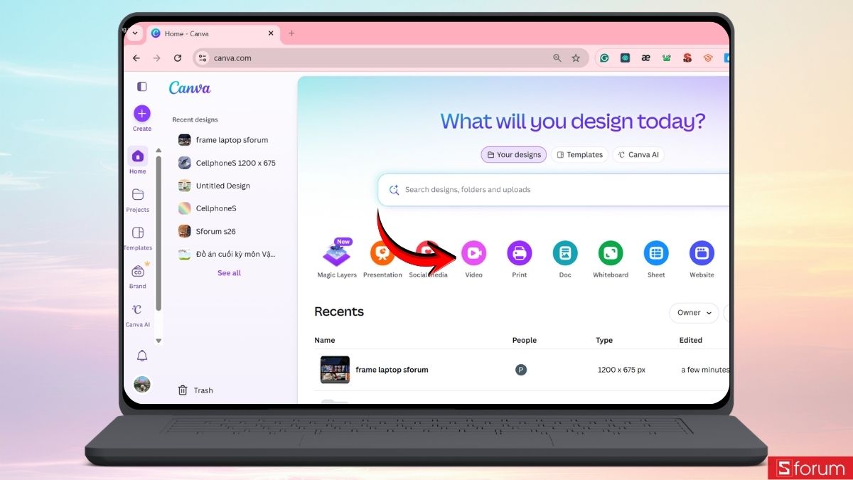 Tạo dự án video