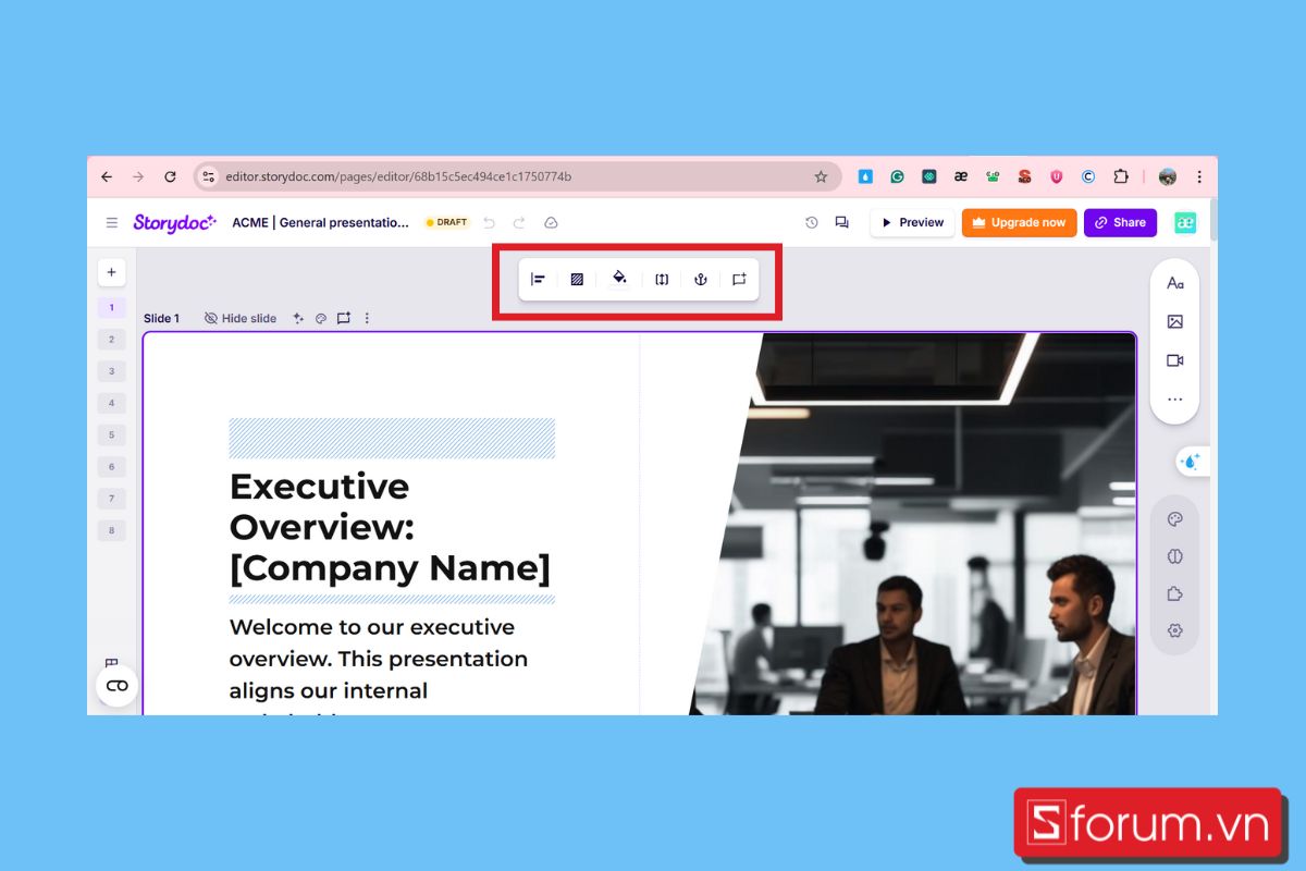 mẹo làm slide sinh động, thu hút người xem với Storydoc 14