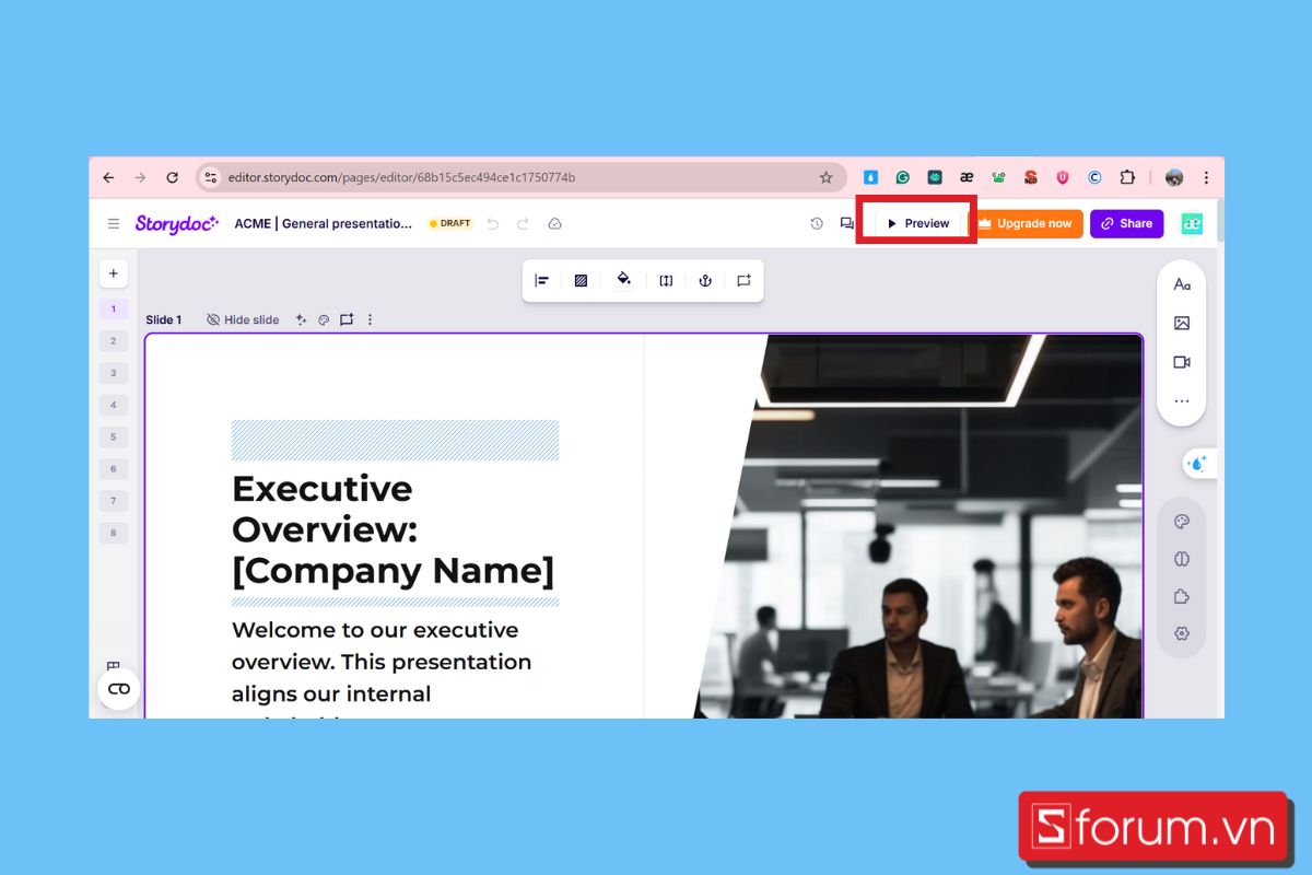 mẹo làm slide sinh động, thu hút người xem với Storydoc 15