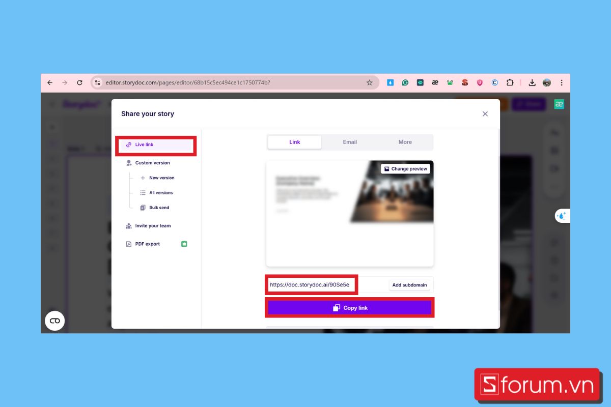 mẹo làm slide sinh động, thu hút người xem với Storydoc 18
