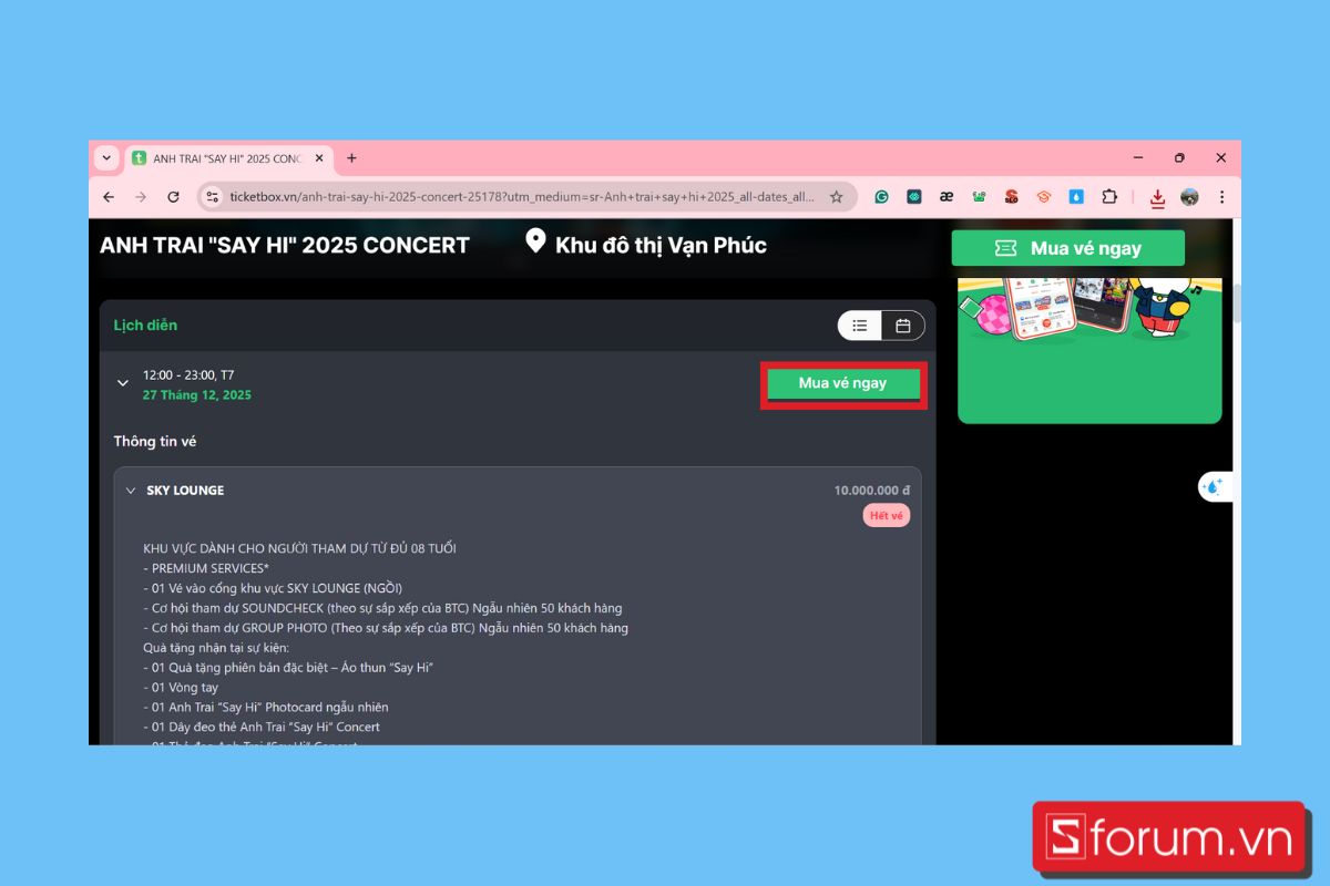 săn vé concert anh trai say hi mùa 2 - 9