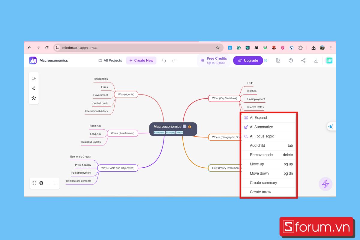 Sắp xếp ý tưởng, học tập hiệu quả hơn bao giờ hết với mindmap AI 8