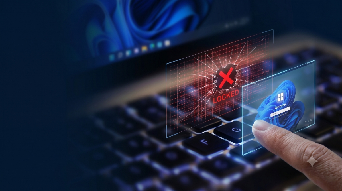 Cách sửa laptop Windows không gõ được mật khẩu đơn giản
