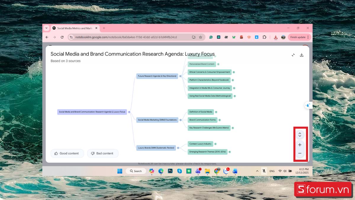 tạo ảnh bản đồ tư duy với NotebookLM 8