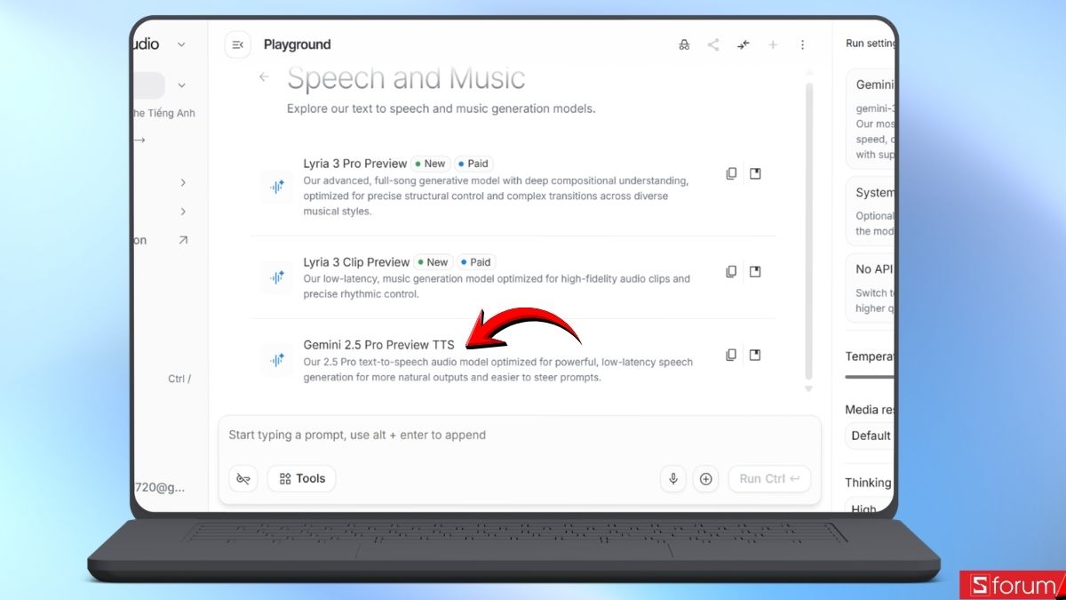 Chọn mô hình khởi tạo