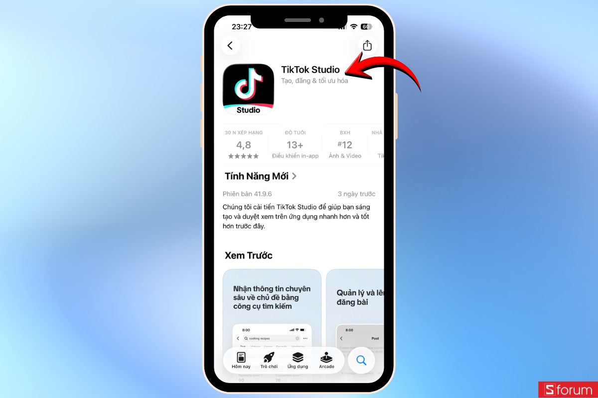 Tải ứng dụng TikTok Studio