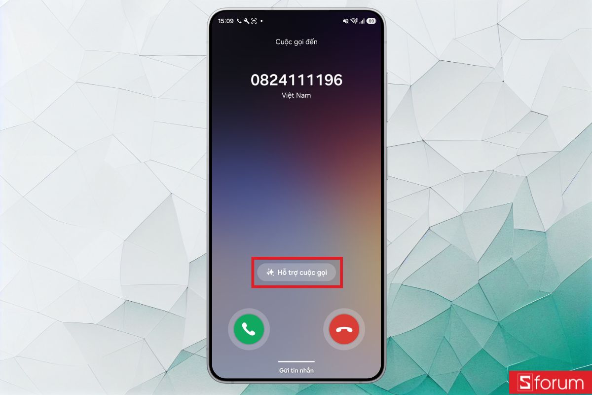Chọn Hỗ trợ cuộc gọi