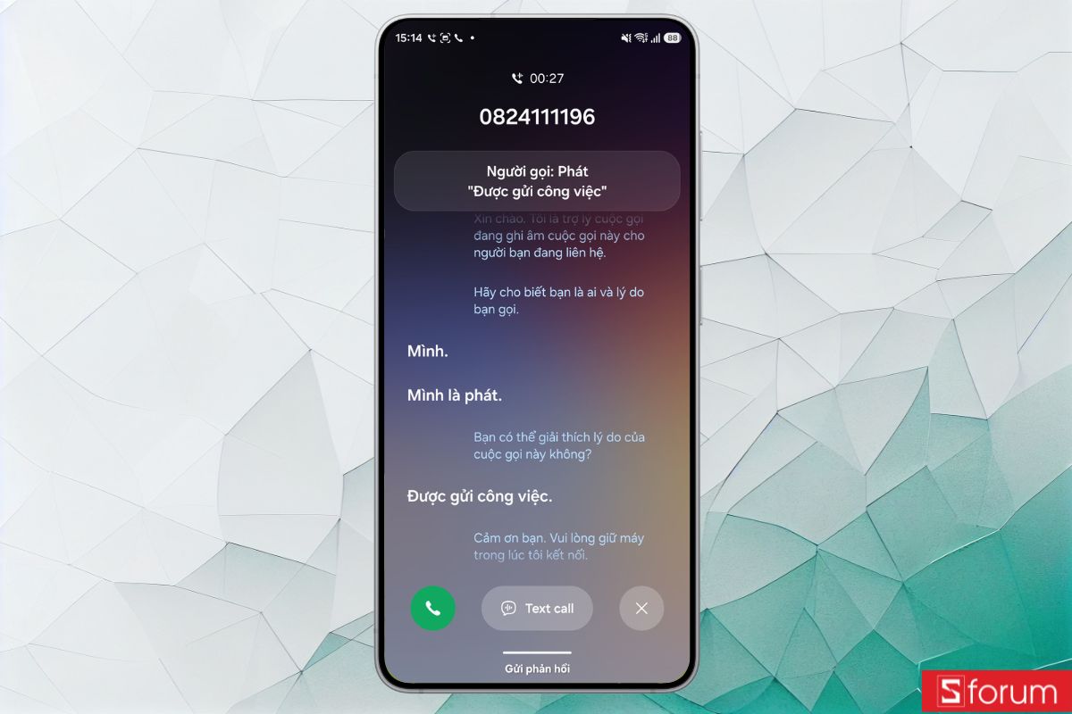 Điện thoại tự động trả lời