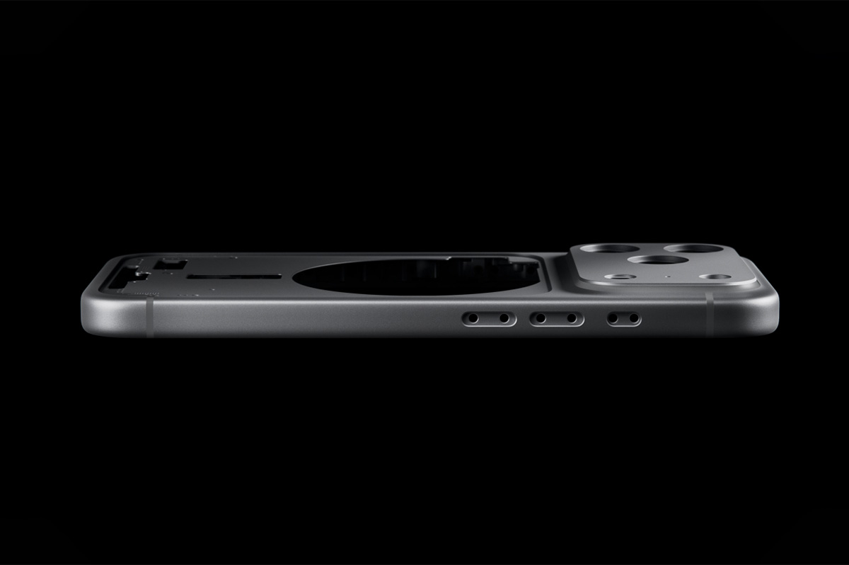 Hình ảnh khung nhôm nguyên khối của iPhone 17 Pro