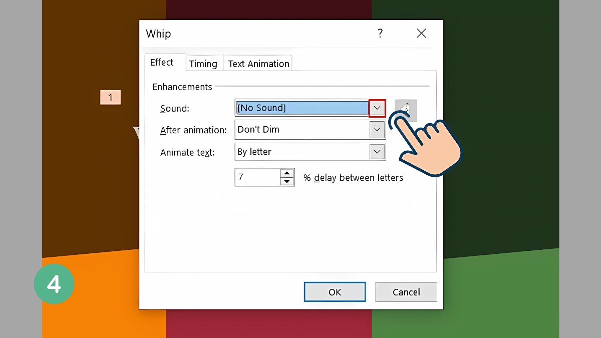Cách tạo tiếng vỗ tay trong Powerpoint bước 4 Cách tạo tiếng vỗ tay trong Powerpoint bước 4
