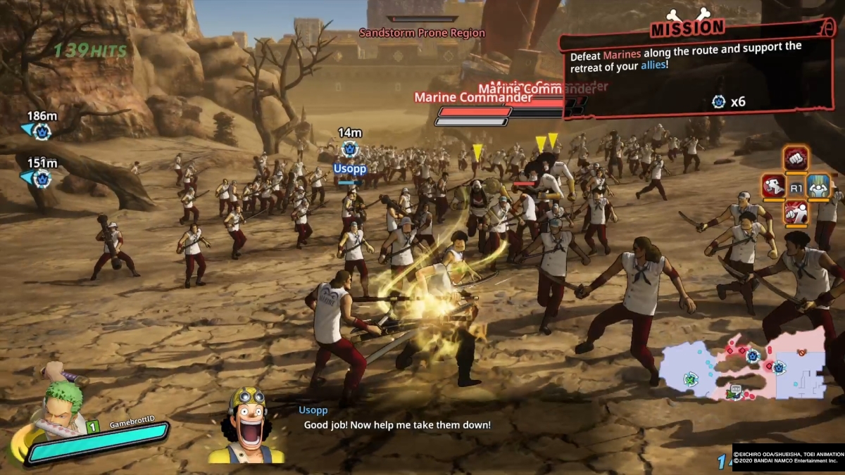 Ảnh chụp mành hình One Piece: Pirate Warriors 4