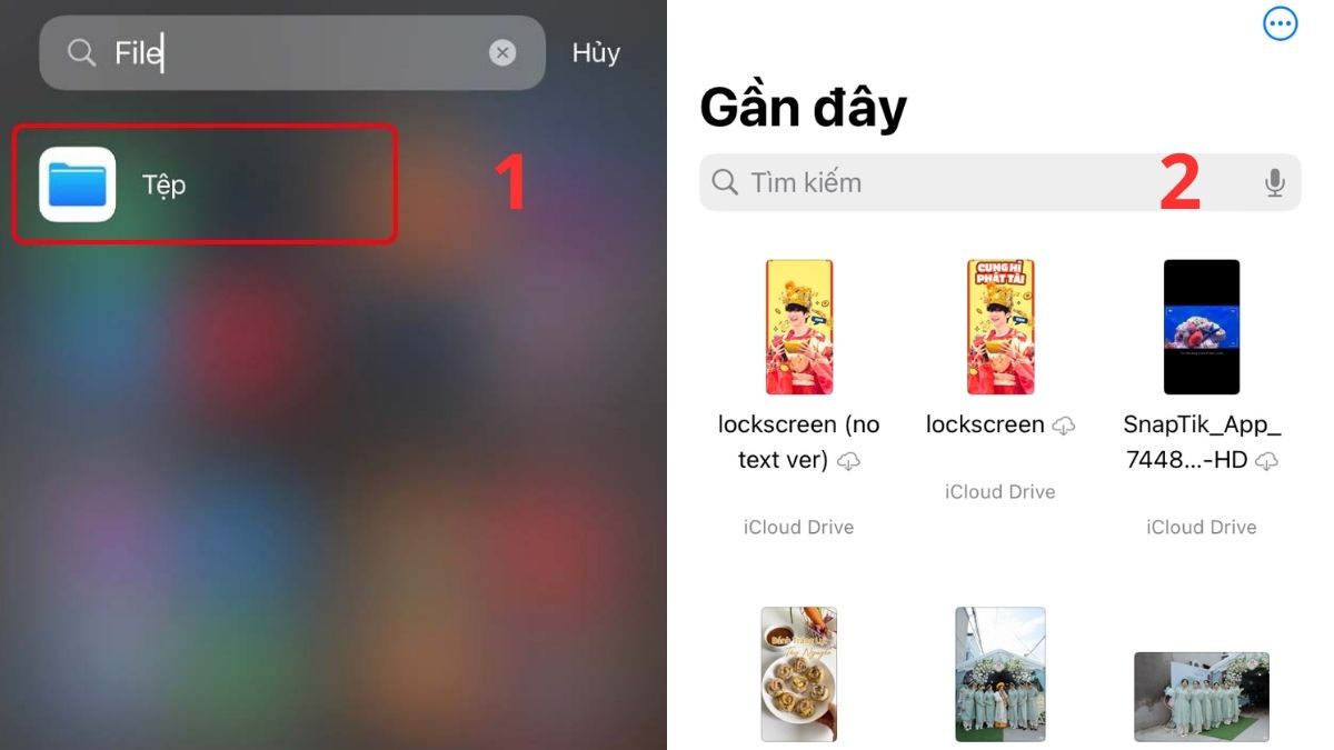 Cách tìm tệp đã tải xuống trên điện thoại iPhone bước 1