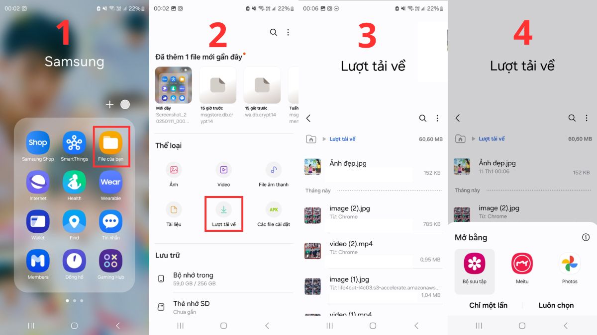 Cách tìm tệp đã tải xuống trên Android nhanh chóng