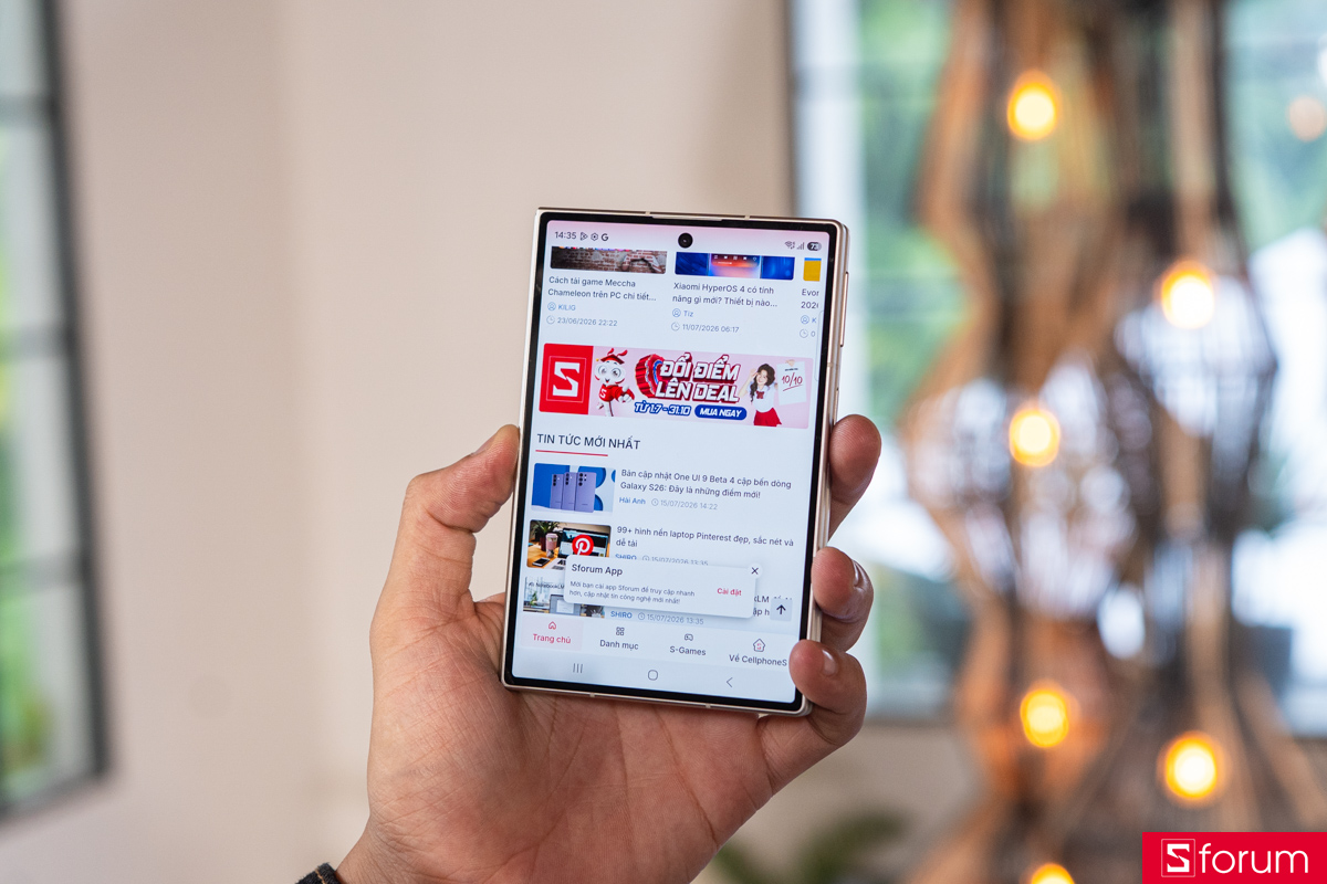 So sánh Samsung Galaxy Z Fold8 vs Z Fold6 về màn hình
