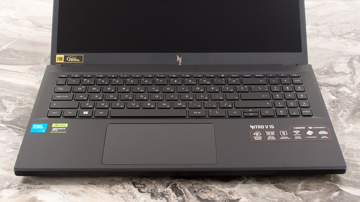Đánh giá Acer Nitro V 15 về bàn phím