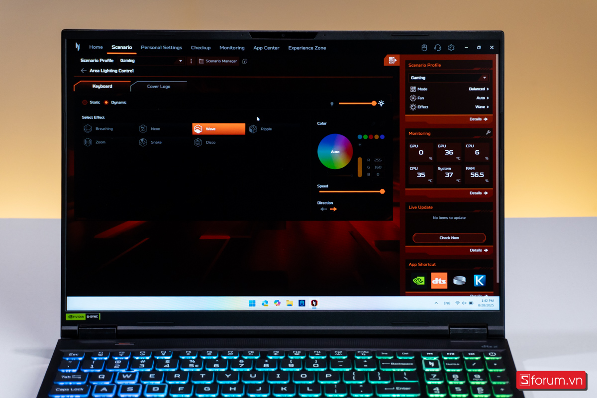 Trên tay Acer Nitro 16S AI ProPanel