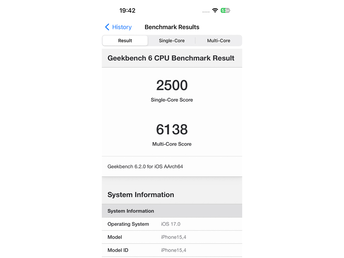 Hiệu năng iPhone 15