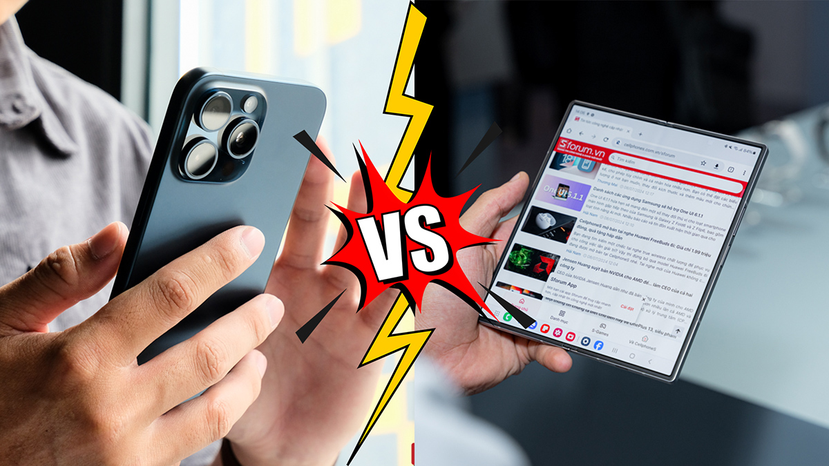 So sánh Galaxy Z Fold6 và iPhone 15 Pro Max: Chọn truyền thống hay linh hoạt