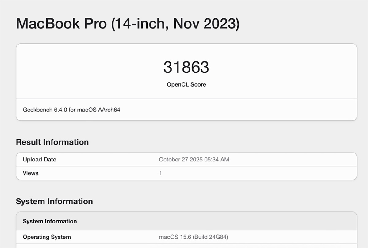 So sánh chip Apple M5 và Apple M3 về GPU