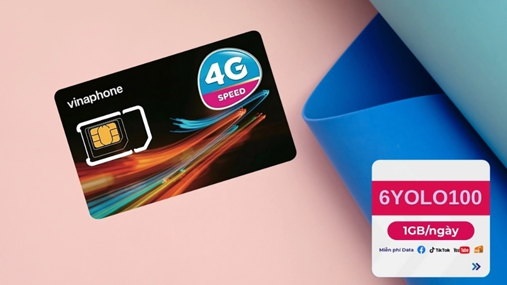 Hotsale tuần 4 tháng 12 Sim 4G Vinaphone 6YOLO100 