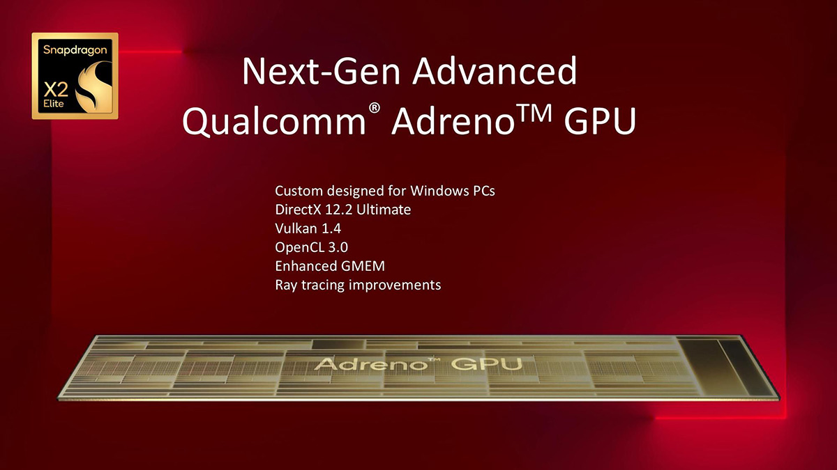 So sánh Snapdragon X2 Elite vs X Elite về GPU