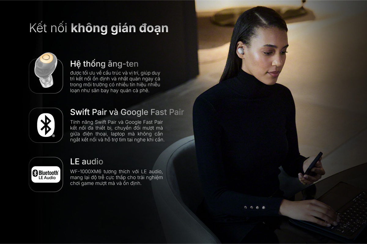 Sony WF-1000XM6 có gì mới về đàm thoại