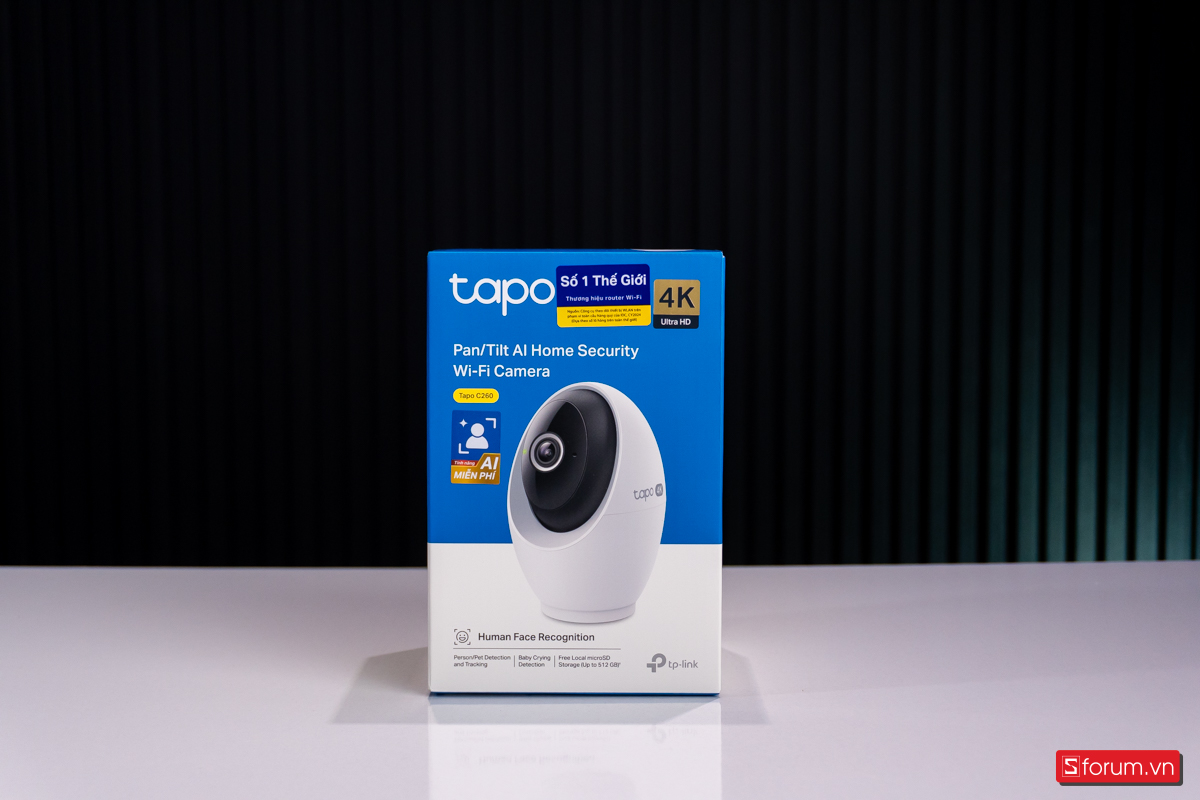 Trên tay camera IP 360 độ 8MP TP-Link Tapo C260