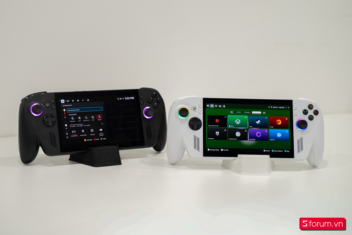 Trên tay máy cầm tay chơi game ROG Xbox Ally