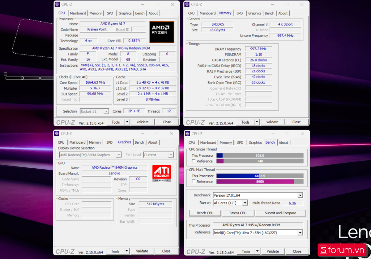 Đánh giá Lenovo Yoga Slim 7 14AGP11 - hiệu năng