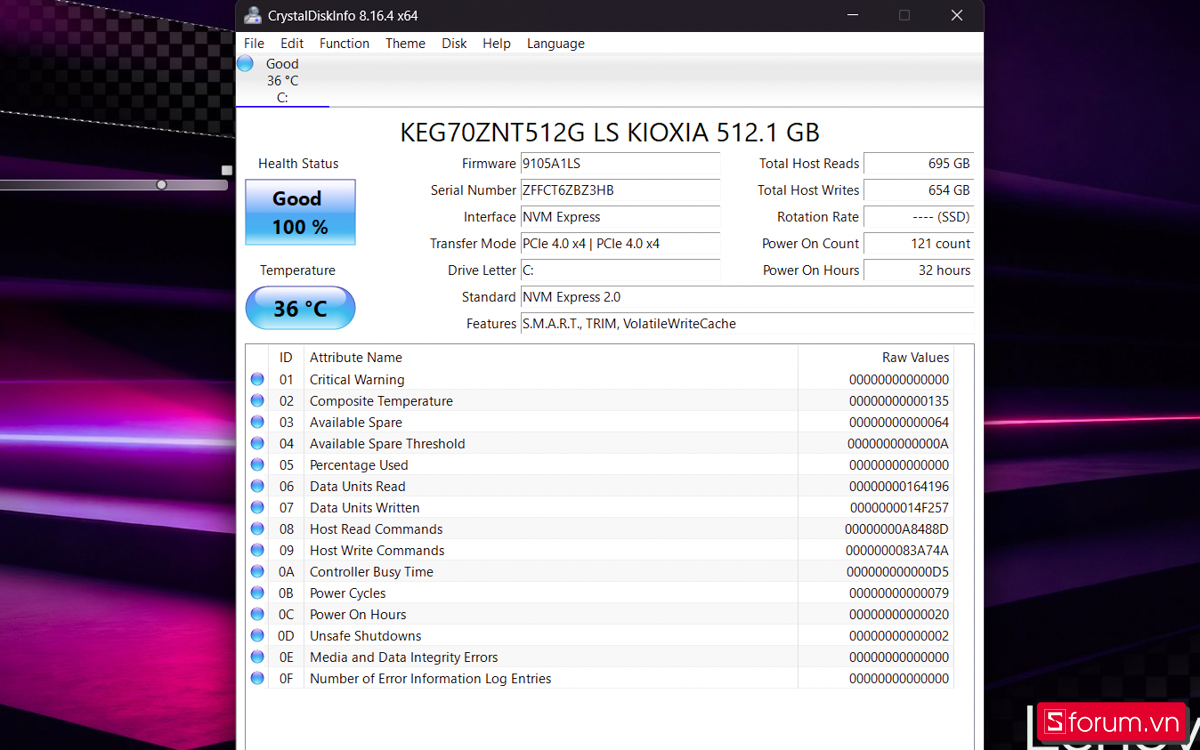 Đánh giá Lenovo Yoga Slim 7 14AGP11 - SSD