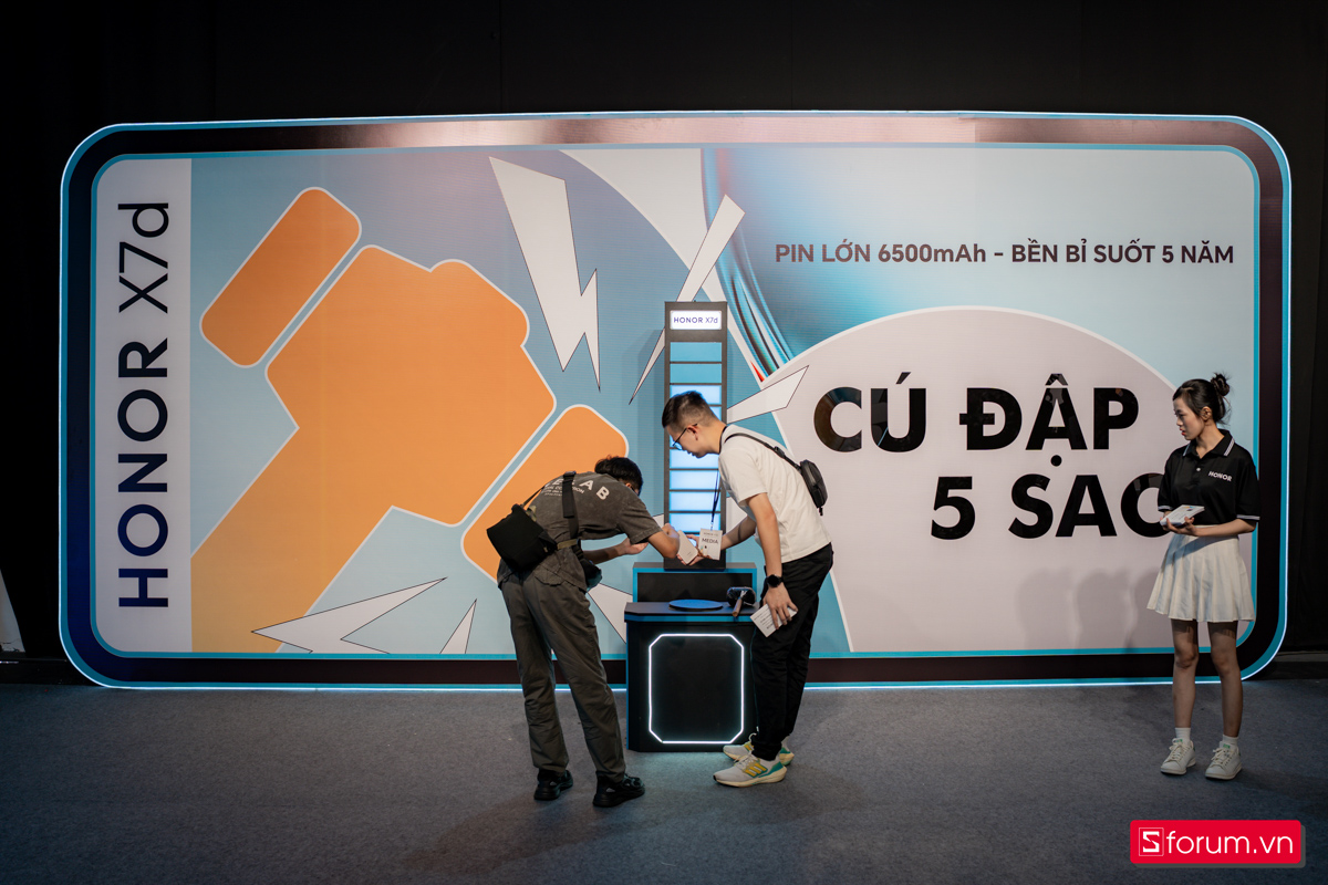 Chiến trường 5 Sao Đại Chiến được tổ chức để kiểm tra độ bền của HONOR X7d