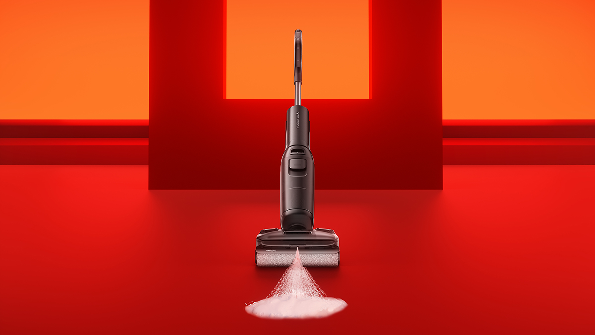 Roborock F25 Ace Pro tự động làm sạch con lăn